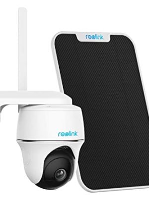 REOLINK 4G LTE Cellular Security Camera Outdoor - Pan Tilt, Solar Powered, 2K HD Night Vision, 2-Way Talk