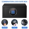 Secure Your Valuables with Confidence - 1.2 cu ft Fireproof Safe Box, Anti-Theft Combination Lock, Ideal for Documents, Laptop, Money, and More - Image 7