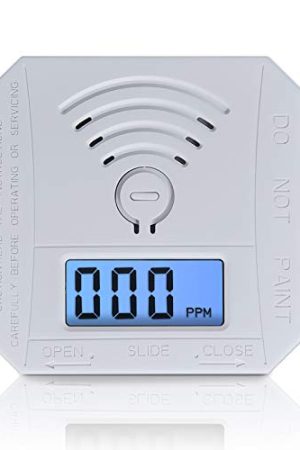 LED Digital Display: Carbon Monoxide Detector – Battery Powered for Versatile and Continuous Monitoring