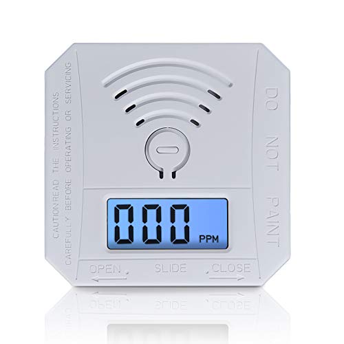 LED Digital Display: Carbon Monoxide Detector – Battery Powered for Versatile and Continuous Monitoring