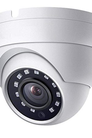 2MP Dome TVI AHD CCTV Surveillance Camera – 1080P, 100° Wide Viewing Angle, and 65ft Night Vision for Outdoor Protection
