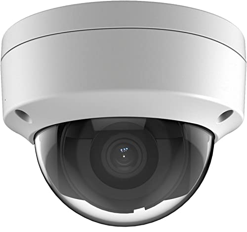 6MP PoE IP Vandal Dome Security Camera: Outdoor, Wide Angle, H.265, Built-in Microphone, Human Vehicle Detection