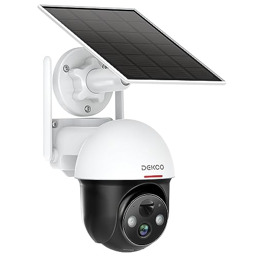 2K Solar Security Camera Wireless Outdoor, 360 Degree Rotating
