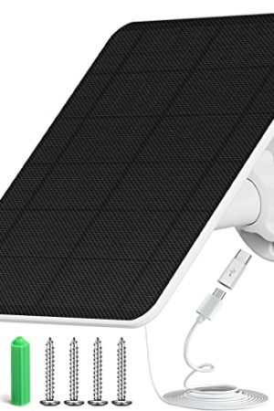 6W USB Solar Panel Charger for Security Cameras