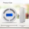 4 Pack Mini Carbon Monoxide Detectors – Portable CO Monitor Alarms for Home and Travel, Battery-Powered with LCD Display, UL 2034 Compliant - Image 3