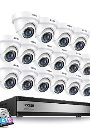 H.265+ 1080p 16 Channel Security Camera System