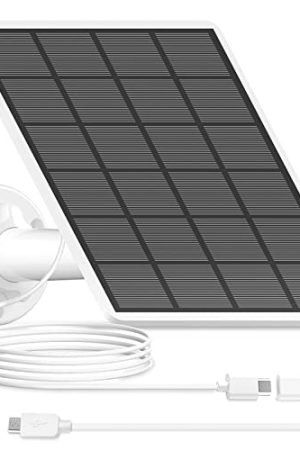 3W Solar Panel - Seamless Solar Power for Rechargeable Battery Cameras