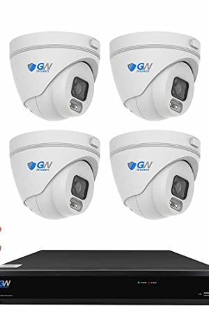 GW Security 5MP 1920P Camera System - AI Face/Human/Vehicle Detection, 8CH 4K DVR
