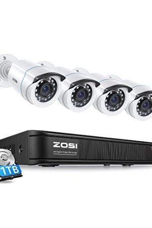 ZOSI H.265+1080p Home Security Camera System