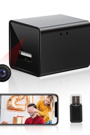BAKEWAY Mini Wireless WiFi Camera - Your Hidden Spy Camera Solution for 1080P HD Surveillance