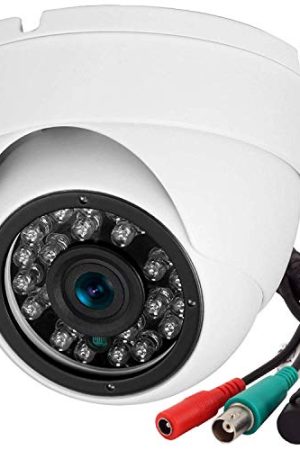 HD 1080P 4-in-1 Outdoor Security Dome Camera - True Day & Night Monitoring, Metal Housing, 24 IR-LEDs, 3.6mm Lens