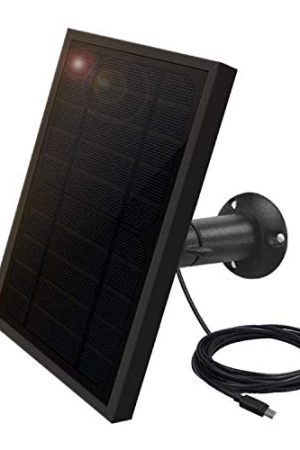 Power Up Your Security: Weatherproof 5W Solar Panel