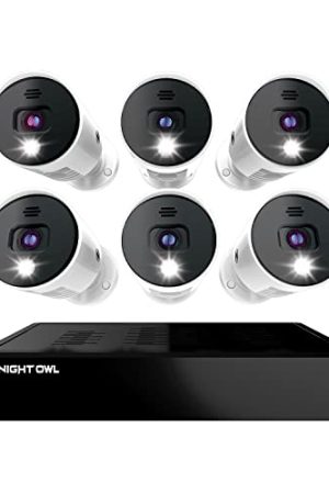 Night Owl 8-Channel Bluetooth Video Home Security System with 4K UHD Cameras and 2TB Hard Drive