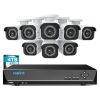 Reolink 4K Security Camera System RLK16-800B8 - 8pcs H.265 PoE Wired with Person Vehicle Detection
