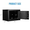 TENAMIC Safe Box - 0.23 Cubic Feet Electronic Digital Security for Office, Home, and Hotel - Black Keypad Lock Cabinet Safes - Image 2