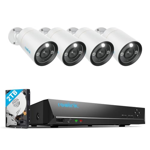 12MP Wired Security Camera System with Color Night