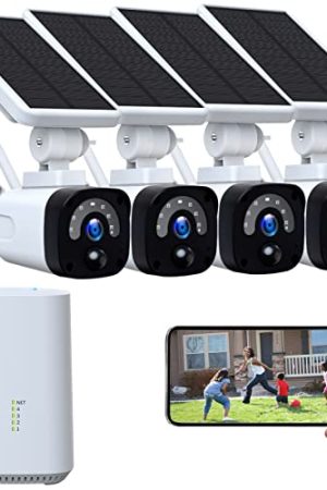 Solar Home Security Camera System Wireless - 2K