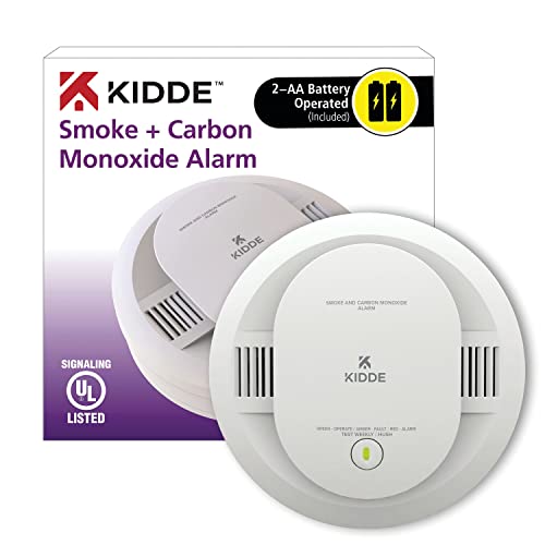 Kidde Smoke & Carbon Monoxide Detector - 2-in-1 Detection and 24/7 Self-Testing