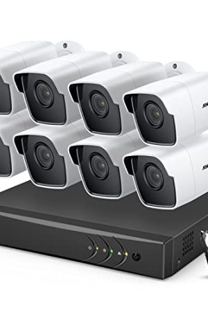 ANNKE 8CH 8 Camera System - AI Detection, 5MP Super HD, 100 ft Night Vision, 2 TB Storage