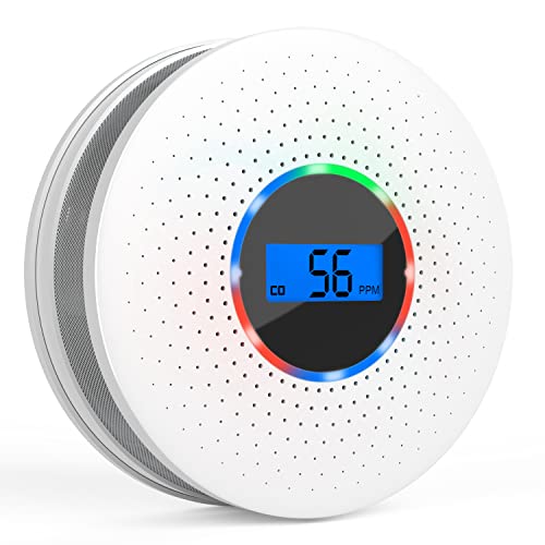 CHZHVAN Smoke Detector Carbon Monoxide Detector Combo: Dual Sensor Protection for Ultimate Home Safety