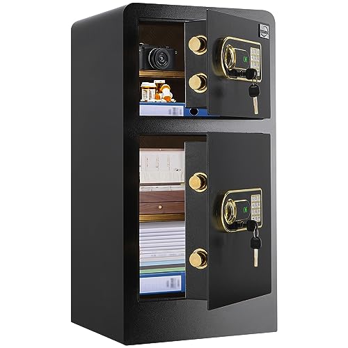 Large Double Door Safe Box, Heavy Duty Cabinet Safe