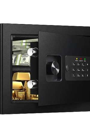Tenamic Deluxe Electronic Digital Lock Box - Stronger Material, Reliable Locking System, and Alarm Protection