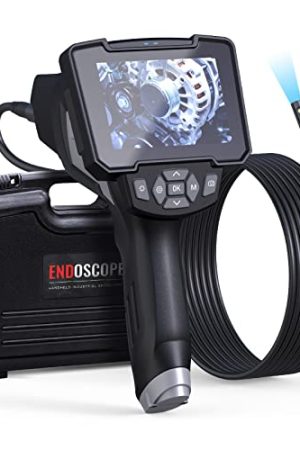HantSkop Dual Lens Endoscope Camera with Detachable IPS Color Screen, 1080P Dual-Lens, and 16.5FT Waterproof Cable