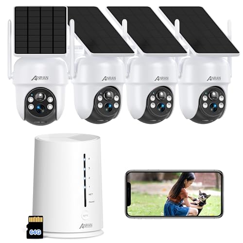 Solar Security Cameras - 4MP QHD, Forever Power, No Monthly Fee