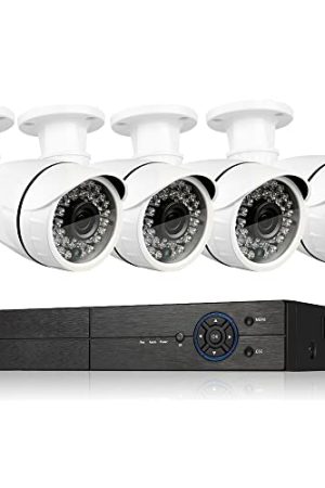 4 Channel 1080P DVR System with 720P Weatherproof Cameras