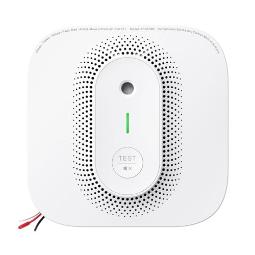 X-Sense Hardwired Combo Smoke and Carbon Monoxide Detector with Voice Location