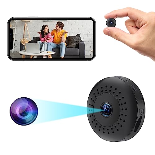 LCYATCE Spy Camera WiFi Hidden Camera 4K HD Mini Nanny Cam for Home - Motion Detection, Night Vision, Wireless