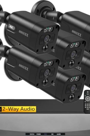 4K 2-Way Audio PoE Outdoor Camera System