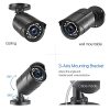 ZOSI 2MP HD 1080p 1920TVL Security Camera - Outdoor/Indoor, Hybrid 4-in-1 HD-CVI/TVI/AHD/960H Analog - Image 9