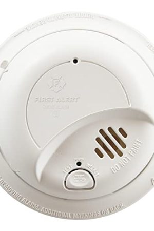 First Alert 9120BFF Hardwired Smoke Detector - Reliable Alarm with Battery Backup for Constant Monitoring