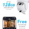 2K Outdoor Security Camera: 360° PTZ, Color Night Vision, Motion Tracking, Two-Way Audio, IP66 Weatherproof, Works with Alexa - Your Ultimate Home Surveillance Solution - Image 7