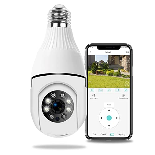 Qilmy Pan Tilt Security Camera: Full-HD 1080P, Wireless Wi-Fi, Motion Detection, and Remote Viewing