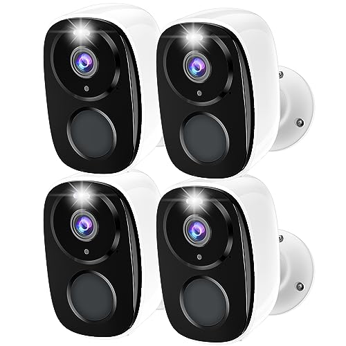 Menggood Wireless Outdoor Cameras – 2K Resolution, AI Motion Detection, and Color Night Vision