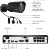 5MP PoE Security Camera System - Smart Person/Vehicle Detection, 8CH NVR, 2TB HDD, Night Vision - RLK8-410B4-5MP Black - Image 7