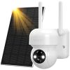 Solar Security Camera Outdoor - 2K Color Night Vision