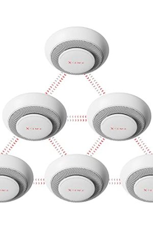 X-Sense Wireless Interconnected Smoke and Carbon Monoxide Detector - 6-Pack for Complete Home Protection