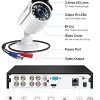 ZOSI 1080p H.265+ Camera System: 8CH DVR, 4 Weatherproof Cameras, Night Vision, Motion Detection (No Hard Drive) - Image 8