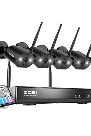 Guardian of Your Domain: ZOSI 8CH 2K Wireless Security Camera System