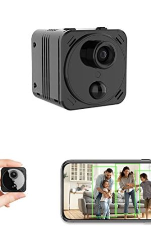 4K Mini Spy Camera - Ultimate Home Security with WiFi and Night Vision - Tiny Wireless Nanny Cam for Indoor Surveillance
