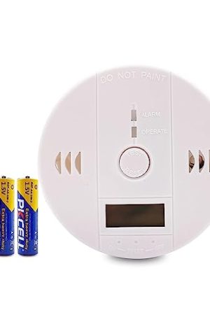 Professional-Grade Portable CO Detector – LCD Digital Display and Easy Installation