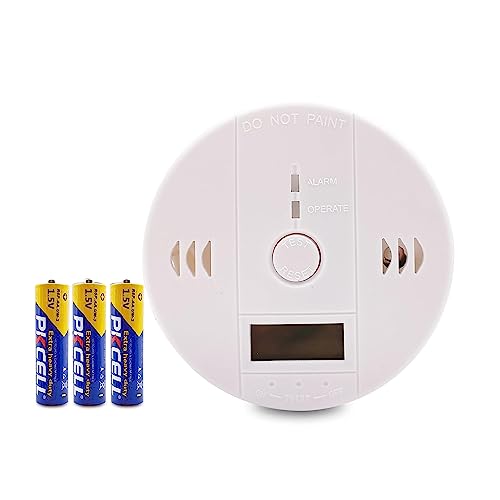 Professional-Grade Portable CO Detector – LCD Digital Display and Easy Installation