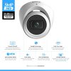 Amcrest 5MP Turret POE Camera - UltraHD Outdoor Surveillance with Mic/Audio, 98ft Night Vision, 103° FOV, and MicroSD (256GB) - Image 2
