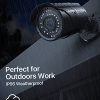 ZOSI 5MP 3K Add-on POE Camera - 120ft Night Vision, IP66 Weatherproof, Exclusively Compatible with ZOSI PoE NVR - Image 4