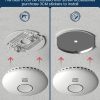 Ecoey WiFi Smoke Detector: Smart Fire Alarm with Real-time Notifications, Low Battery Warning, and Easy Installation (1 Pack) - Image 8