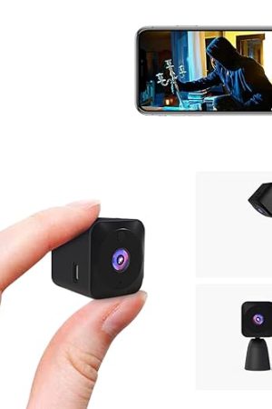 AOBOCAM Spy Camera - 4K HD Mini Cam with Motion Detection and Night Vision for Easy Home Security