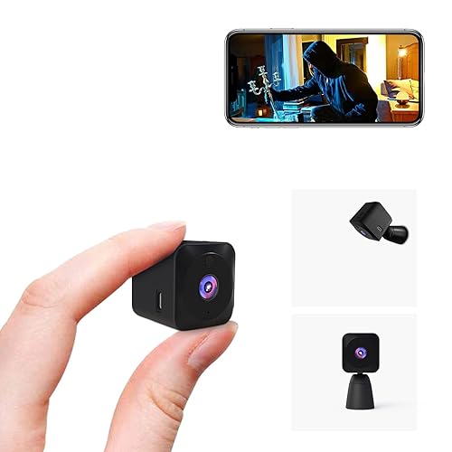AOBOCAM Spy Camera - 4K HD Mini Cam with Motion Detection and Night Vision for Easy Home Security